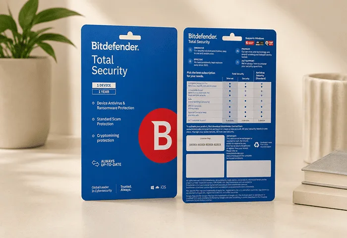 Laptop Security Software - Bitdefender Total Security, New PC Essential Software - Laptop Security Software